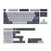 Keychron Double Shot KSA PBT klahvikomplekt - tumehall/valge suits (137 klahvi, MX-stiil, ANSI)