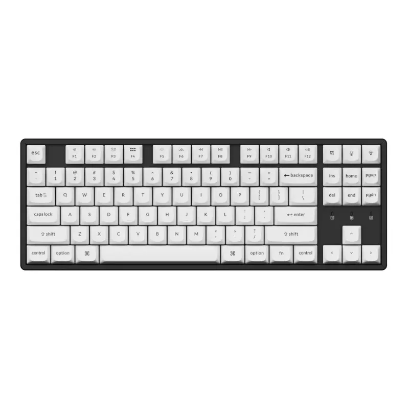 Keychron Double Shot PBT OSA Full Keycap Set - Must/Valge