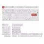 Keychron Double Shot PBT OSA Full Keycap Set - Must/Valge