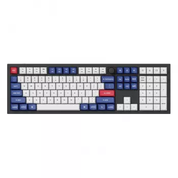Keychron Double-Shot PBT OSA klahvikomplekt - sinine ja valge | 137 klahvi | MX-stiil | ANSI US