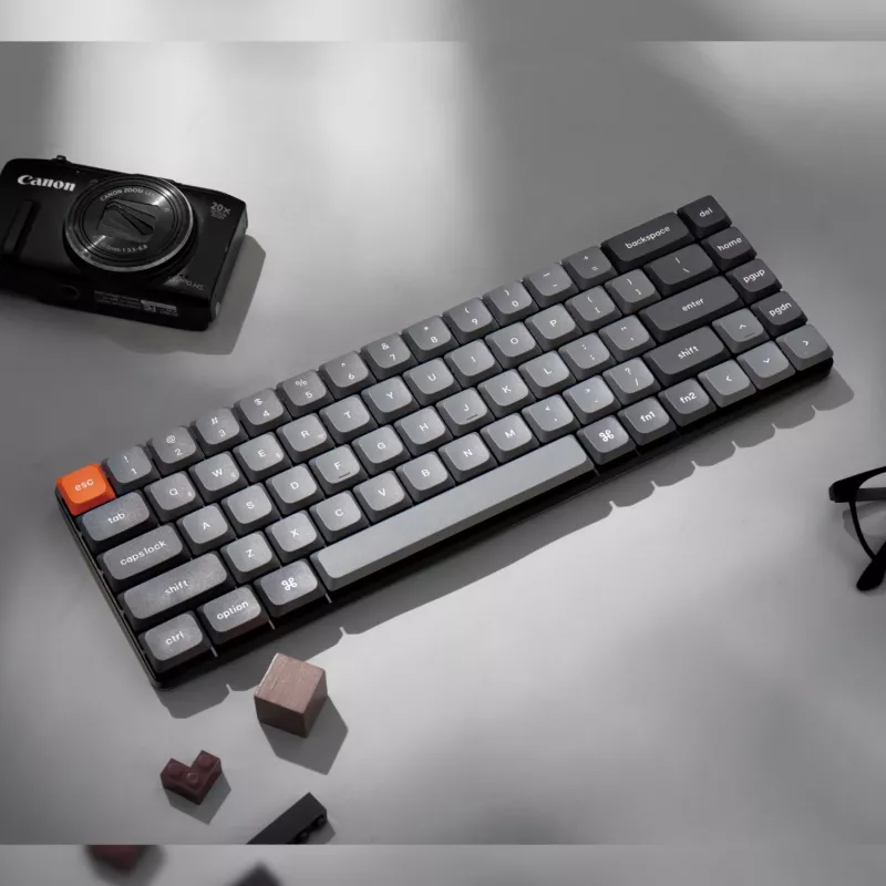 Keychron K7 Max QMK/VIA 65% traadita kohandatav mehaaniline klaviatuur | pruunid lülitid