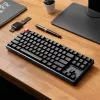 Keychron K8 QMK 80% TKL traadita mehaaniline klaviatuur V2 punaste lülititega - must