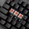 Keychron K8 QMK 80% TKL traadita mehaaniline klaviatuur V2 punaste lülititega - must