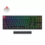 Keychron K8 QMK 80% TKL traadita mehaaniline klaviatuur V2 punaste lülititega - must