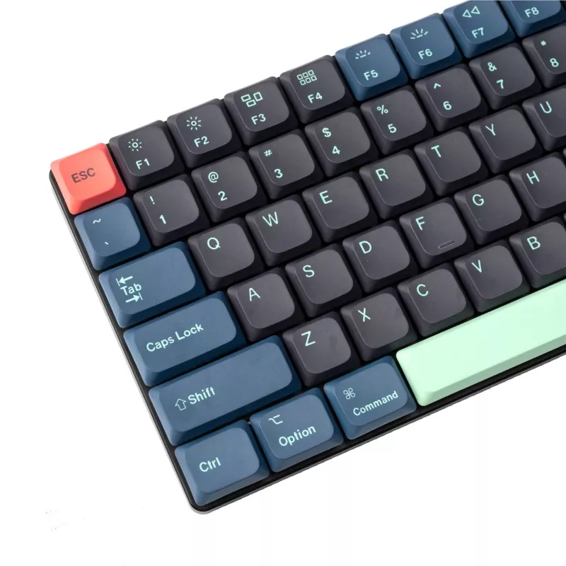 Keychron Low Profile Dye-Sub PBT LSA Full Set Keycap Set – Hacker Edition (133 klahvi, PBT, madal profiil)