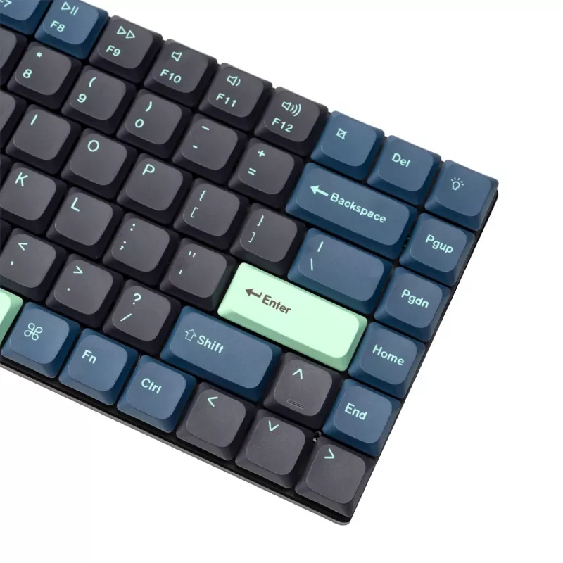 Keychron Low Profile Dye-Sub PBT LSA Full Set Keycap Set – Hacker Edition (133 klahvi, PBT, madal profiil)