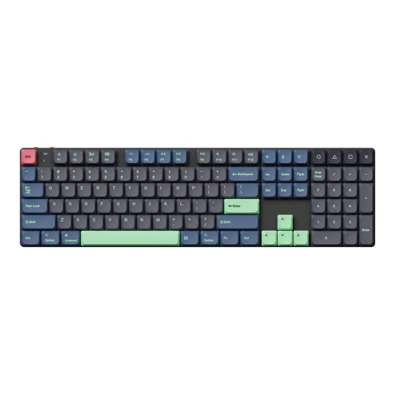 Keychron Low Profile Dye-Sub PBT LSA Full Set Keycap Set – Hacker Edition (133 klahvi, PBT, madal profiil)