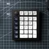 Keychron Q0 Max QMK Gateron Jupiter Banana RGB juhtmevaba kohandatav numbriklaviatuur, valge korpus