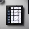 Keychron Q0 Max QMK Gateron Jupiter Banana RGB juhtmevaba kohandatav numbriklaviatuur, valge korpus
