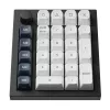 Keychron Q0 Max QMK Gateron Jupiter Banana RGB juhtmevaba kohandatav numbriklaviatuur, valge korpus