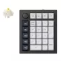 Keychron Q0 Max QMK Gateron Jupiter Banana RGB juhtmevaba kohandatav numbriklaviatuur, valge korpus