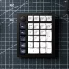 Keychron Q0 Max QMK Gateron Jupiter Red RGB traadita kohandatav numbriplokk Carbon Black