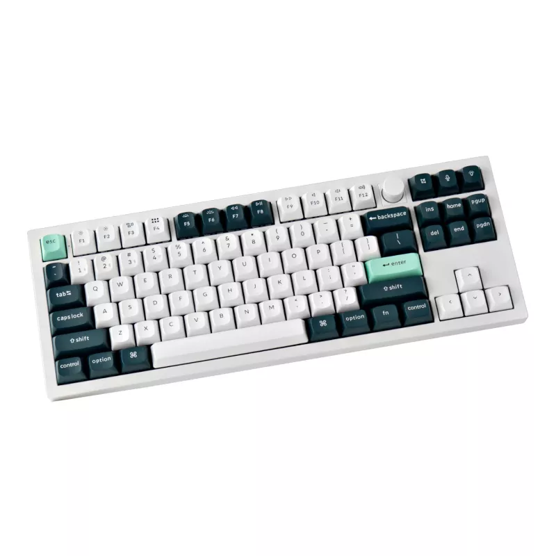 Keychron Q3 HE QMK 80% traadita kohandatav mehaaniline klaviatuur (Nebula Switch) - Shell White