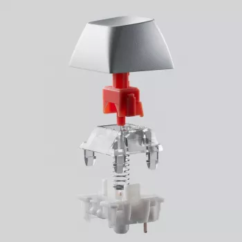 Keychron Q6 Max QMK/VIA traadita kohandatav mehaaniline klaviatuur OSA Gateron Red Jupiter lülititega - Shell White