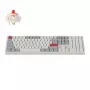 Keychron Q6 Max QMK/VIA traadita kohandatav mehaaniline klaviatuur OSA Gateron Red Jupiter lülititega - Shell White