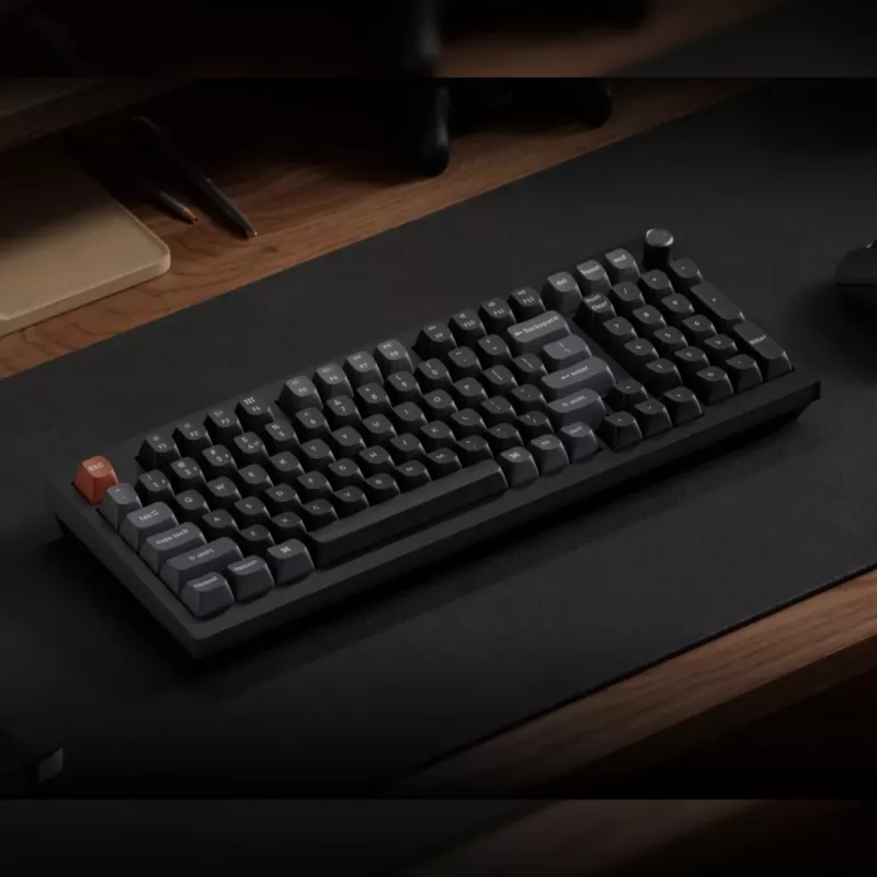 Keychron V5 Ultra 96% 8K Red Switch Hot-Swappable Silk POM RGB juhtmeta klaviatuur
