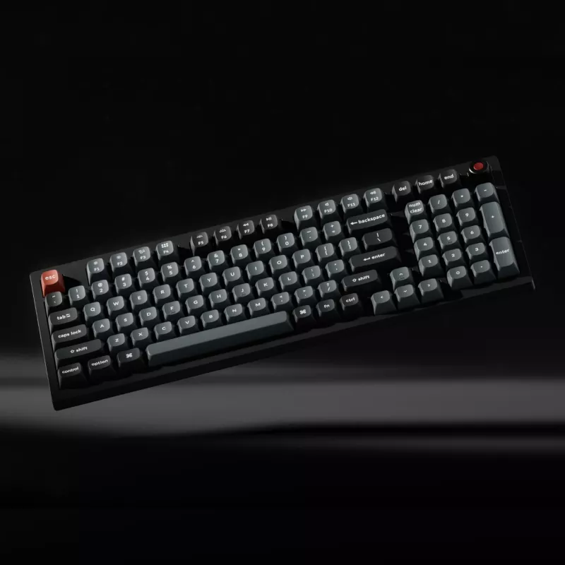 Keychron V5 Ultra 96% 8K Red Switch Hot-Swappable Silk POM RGB juhtmeta klaviatuur