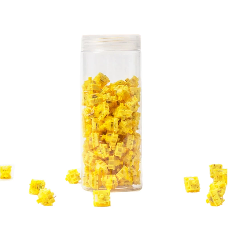 Keychron Yellow Gateron Phantom lülitid 110 tk