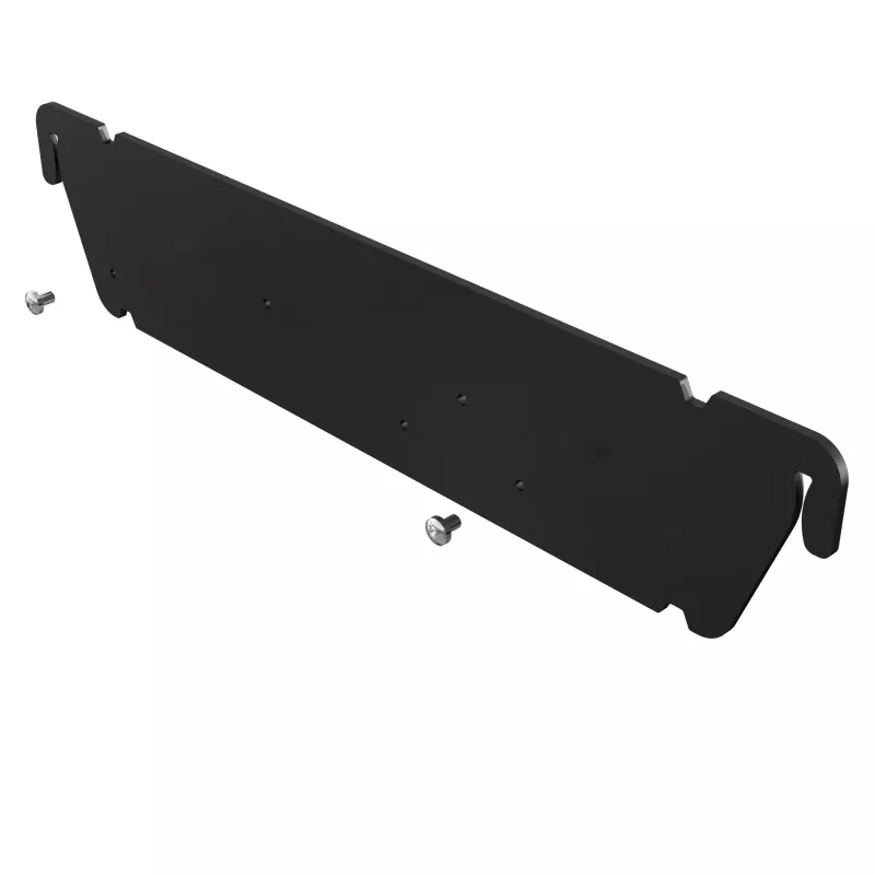 Kindermann Mounting Clamp - Black, RAL 9005 - Cart Mounting (Rear)