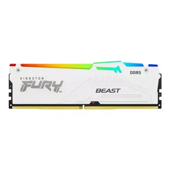 Kingston FURY Beast White RGB EXPO 32GB DDR5-6400 CL32 DIMM mälumoodul