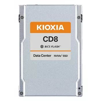 Kioxia CD8-V 800GB U.2 NVMe PCIe 4.0 ettevõtte SSD (DWPD 3, SIE)