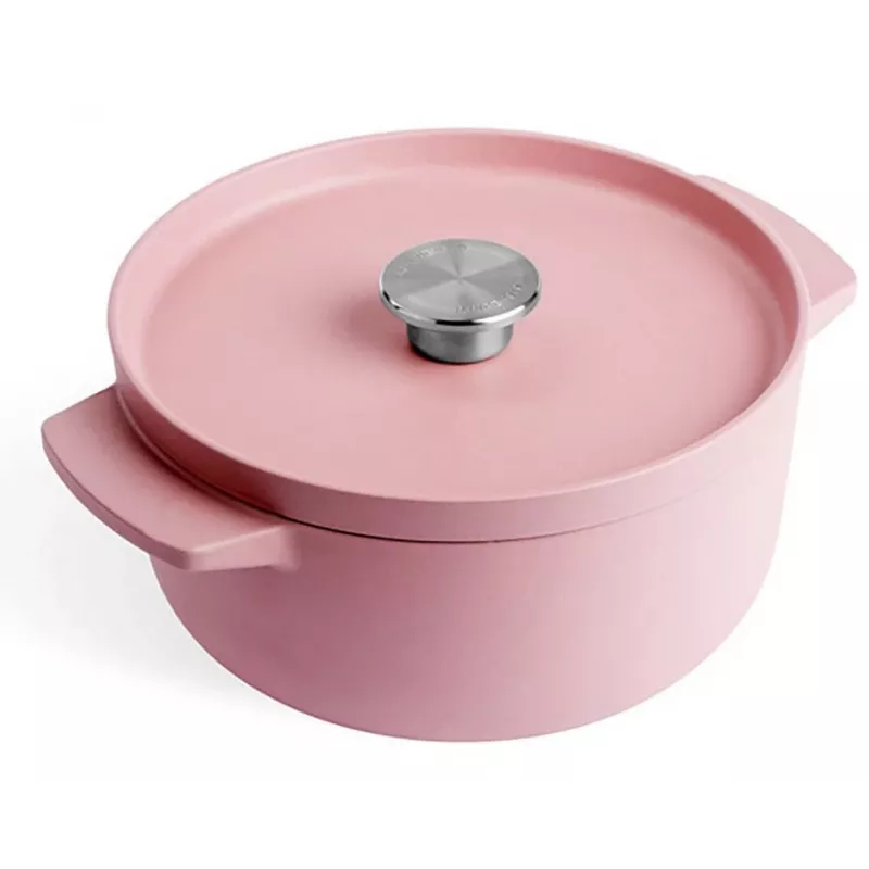 KitchenAid Malmist Pajaroog Kaanega 22 cm, Roosa