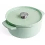 KitchenAid Emailitud Malmpott 22 cm, Pistaatsia
