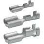 Klauke 18201A isoleerimata emane pistik Klemm 0,5-1,0 mm², 6,3 mm keelele, pressimisühendus, E-Cu tinatatud, DIN 46247, 100 tk pakk