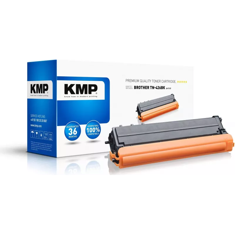 KMP B-T117 Must ühilduv toonerikassett (alternatiiv Brother TN426BK-le) Brother HL-L8360CDW, MFC-L8900CDW jaoks