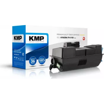 KMP K-T64 Must ühilduv toonerikassett (alternatiiv Kyocera TK-3130-le) printeritele Kyocera ECOSYS M3550, M3560, FS-4200, FS-4300