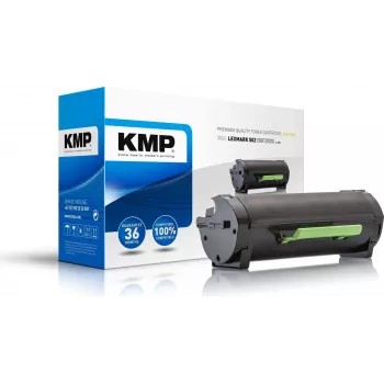 KMP L-T47 ühilduv toonerikassett must - asendab Lexmark 502 seeriat - Lexmark MS310, MS410, MS510, MS610 jaoks