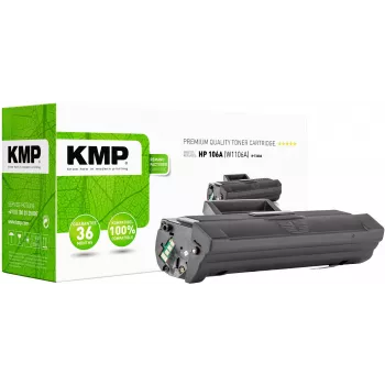 KMP PRINTTECHNIK H-T260A Must toonerikassett, asendab HP 106A W1106A (2556,0000)