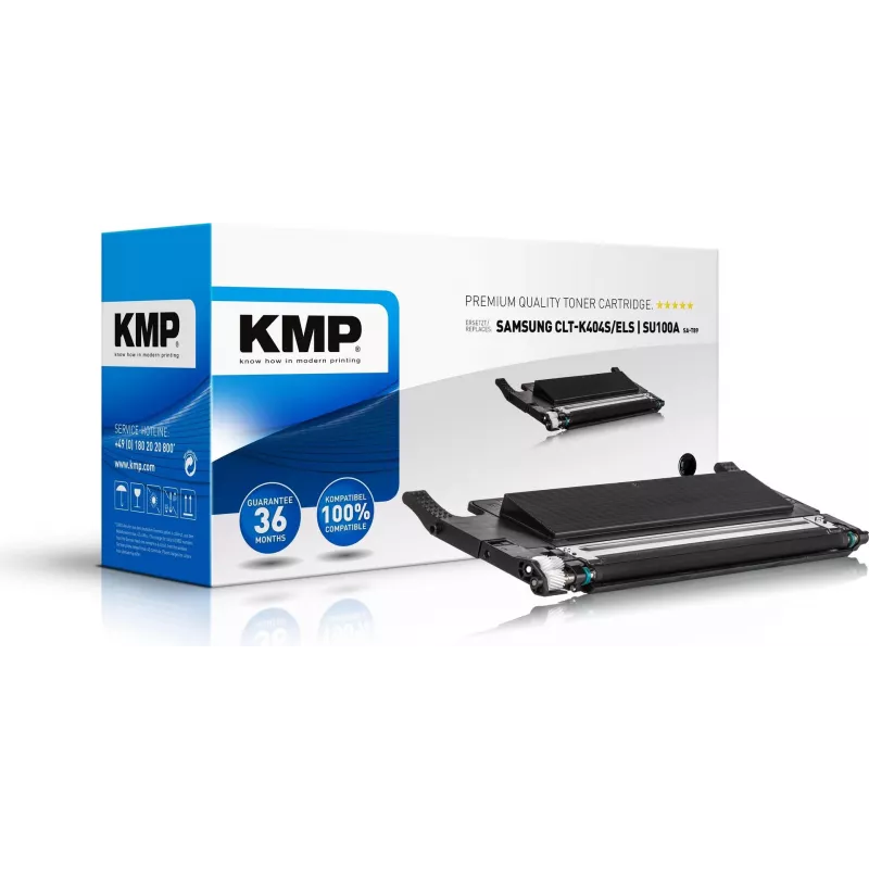 KMP SA-T89 Ühilduv toonerikassett must 1500 lehte, asendab Samsung CLT-K404S
