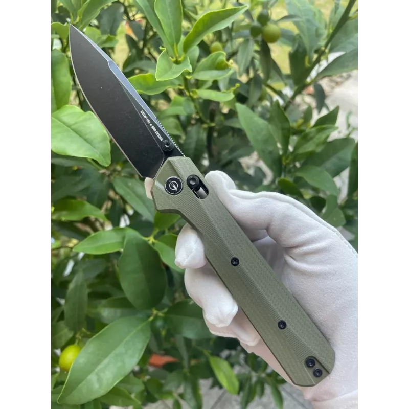 Nuga KNIVESPL The First OD Green G10 14C28N