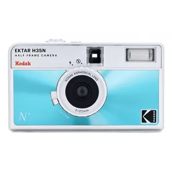 KODAK EKTAR H35N HF Filmkaamera Analoogkaamera komplekt koos Kodak Ultramaxiga, sinine