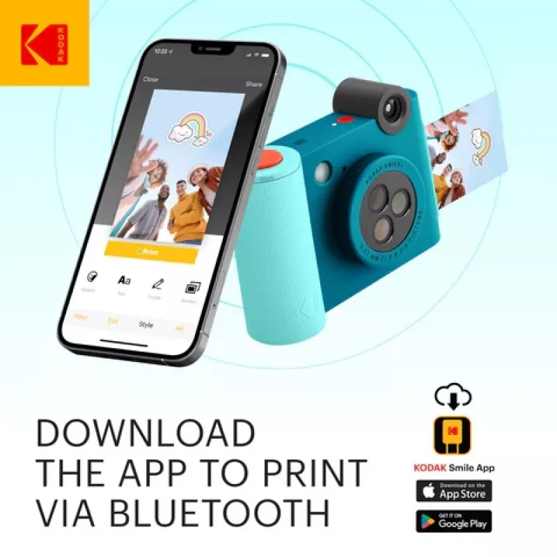 Kodak SMILE+ Instant Print Camera, 2x3'', sinine