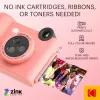 Kodak SMILE+ kiirprindiga kaamera, 2x3 tolli, roosa (SPEC)