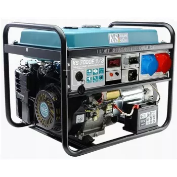 KÖNNER & SÖHNEN Bensiinigeneraator 5.0kW 230/400V Elektriline käivitus AVR VST KS7000E-1/3