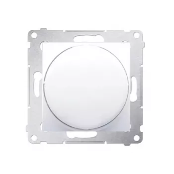 KONTAK-SIMON Simon 54 Module White LED Dimmer, Push-button and Rotary, 1-Pole, 2-250W, Screw Terminals, 230V