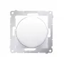 KONTAK-SIMON Simon 54 Module White LED Dimmer, Push-button and Rotary, 1-Pole, 2-250W, Screw Terminals, 230V