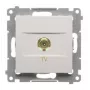 KONTAK-SIMON Simon 54 Premium TV/R/SAT lõpp-pesa, valge (DAK1.01/11)