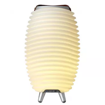 KOODUU SYNERGY 35 LED-lamp koos Bluetooth-kõlari ja joogijahutiga - 41 x 24 cm, valge