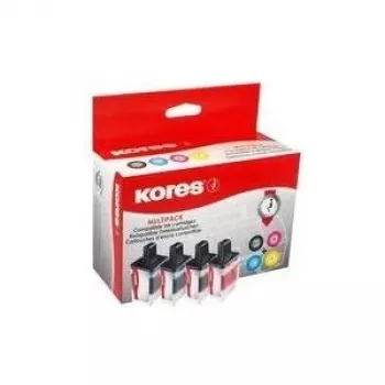 Kores G1529KIT mitmikpakett tindikassetid, ühilduvad Brother LC-223, must, tsüaan, magenta, kollane, 4 pakk