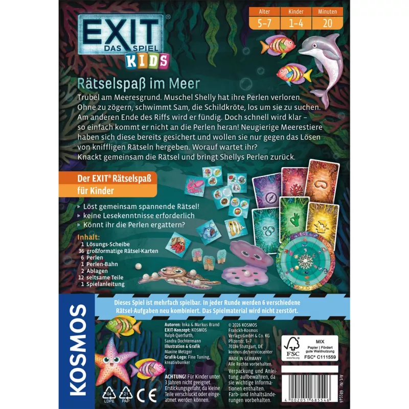 Kosmos EXIT - Das Spiel Kids Rätselspaß im Meer