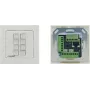 Kramer Electronics RC-208 Juhtpaneel 8 programmeeritava nupuga, RS-232/RS-485/Ethernet, valge