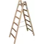 KRAUSE kahepoolne puidust astmestik 2x6 astet, mänd, 150 kg, EN 131 170088