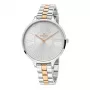 KRONOS Women's Quartz Watch K023.9.24.19 36mm Stainless Steel Case White Dial Brown Leather Band