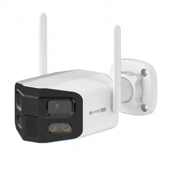 Kruger&Matz Connect C130 välistingimustes kasutatav Wi-Fi pööratav ja kallutatav kaamera 4MP koos Tuya Smart Life, IP66, öövaatluse ja kahesuunalise heliga