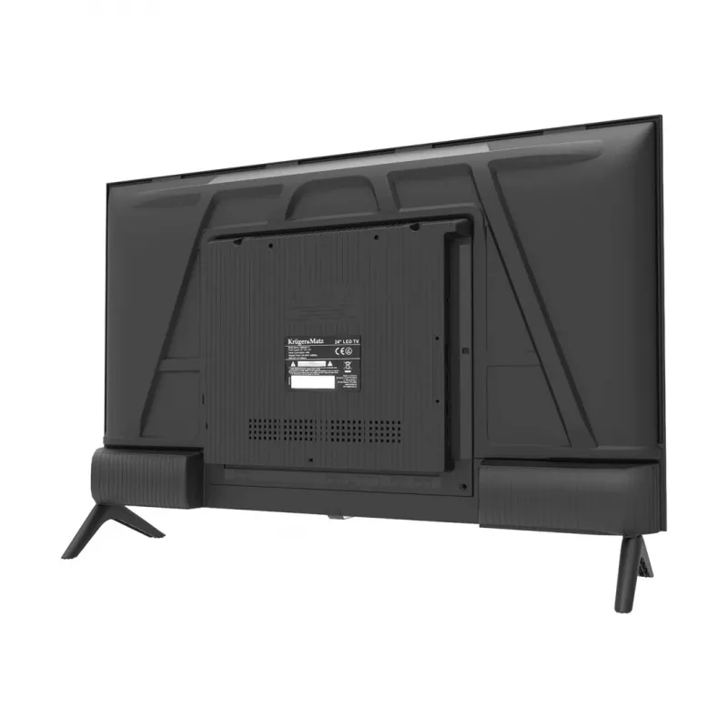 KRUGER & MATZ KM0224-T1 24-tolline HD Ready LED-teler DVB-T2 H.265/HEVC, 12 V autoadapteri, 2x HDMI, USB PVR, hotellirežiimiga