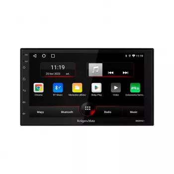 Kruger&Matz KM2010 CarPlay/Android Auto 7 inch 2-DIN autoradio juhtmevaba Apple CarPlay ja Android Auto, GPS, Bluetooth, 4x45W